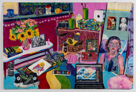 The Artist in Her Studio